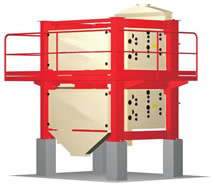 Heron Grain Pre-Cleaner with oscillating body: Manufactured by ABC Hansen Africa
