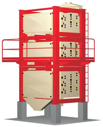 Heron Grain Pre-Cleaner with oscillating body: Manufactured by ABC Hansen Africa