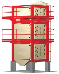 Heron Grain Pre-Cleaner with oscillating body: Manufactured by ABC Hansen Africa