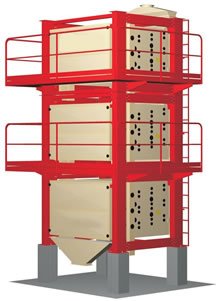 Heron Grain Pre-Cleaner with oscillating body: Manufactured by ABC Hansen Africa