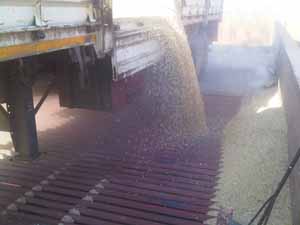 Drive over grating